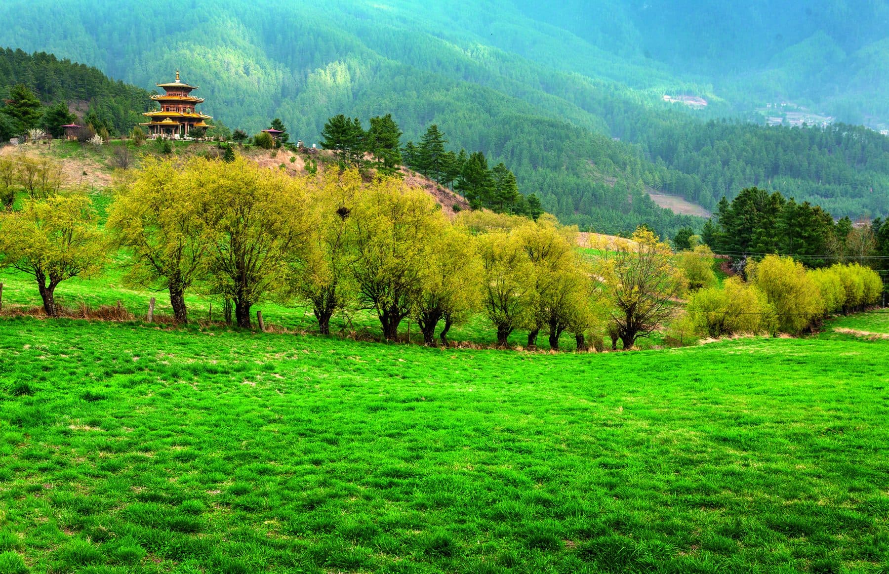 붐탕 이동 · 사원 순례